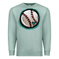 Seafoam glitter baseball Premium Sweatshirt - Jasminsmagicworld