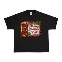 Black merry christmas yall Urban Heavy Tee - RanaPortraitStore
