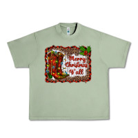 Oil Green merry christmas yall Urban Heavy Tee - RanaPortraitStore