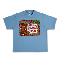 Pebble Blue merry christmas yall Urban Heavy Tee - RanaPortraitStore