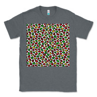Charcoal Heather christmas leopard Classic Tee - FaDigitalArtStudio