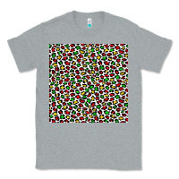 Heather Grey christmas leopard Classic Tee - FaDigitalArtStudio