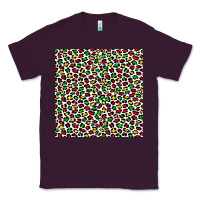 Plum christmas leopard Classic Tee - FaDigitalArtStudio