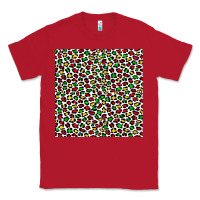 Red christmas leopard Classic Tee - FaDigitalArtStudio