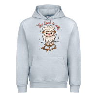 Heather Grey the lord is my shepherd Urban Hoodie - Artiststas