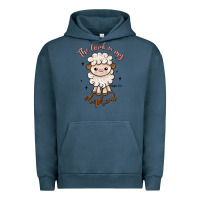 Pigment Midnight Navy the lord is my shepherd Urban Hoodie - Artiststas