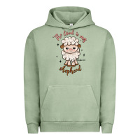 Pigment Oil Green the lord is my shepherd Urban Hoodie - Artiststas