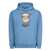 Pigment Pebble Blue the lord is my shepherd Urban Hoodie - Artiststas