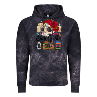 Cloud Black Day of the dead skeleton Vintage Hoodie - RanaPortraitStore