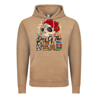 Vintage Coffee Day of the dead skeleton Vintage Hoodie - RanaPortraitStore