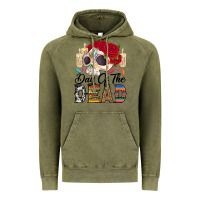 Vintage Olive Day of the dead skeleton Vintage Hoodie - RanaPortraitStore