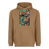 Toasted Coconut Western Camo Moose Heavyweight Hoodie - LillyAllenDesigns
