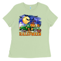Matcha halloween truck Ladies Tee - AdoDesignShop