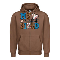 Chestnut my heart is on that field baseball Zipper Hoodie - AdoDesignShop