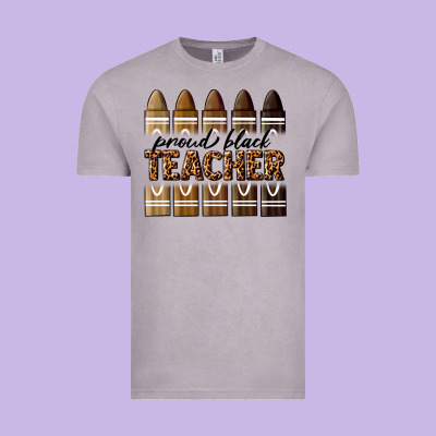 Proud Black Teacher Vintage Tee Designed By Texasbilliewilder