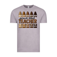 Vintage Zinc proud black teacher Vintage Tee - texasbilliewilder