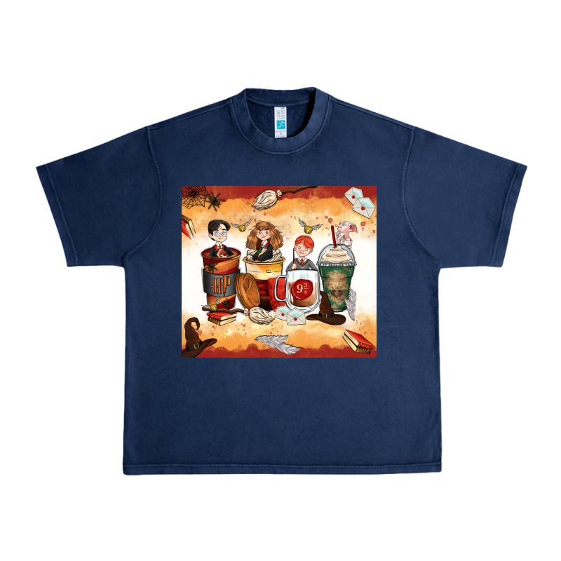 Harry Coffee Cups Urban Heavy Tee by Zillion Design Studio | Teevron