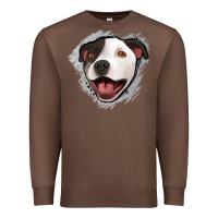 Chestnut pittbull gray glitter Premium Sweatshirt - Jasminsmagicworld