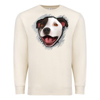 Sandshell pittbull gray glitter Premium Sweatshirt - Jasminsmagicworld