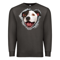 Smoke pittbull gray glitter Premium Sweatshirt - Jasminsmagicworld