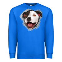 True Royal pittbull gray glitter Premium Sweatshirt - Jasminsmagicworld