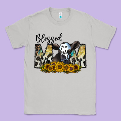 Blessed Classic Tee Designed By Cowhidedigitalart
