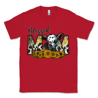 Red blessed Classic Tee - CowhideDigitalArt