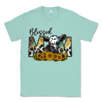 Seafoam blessed Classic Tee - CowhideDigitalArt