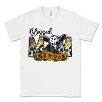White blessed Classic Tee - CowhideDigitalArt