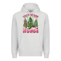 Dove Grey very merry nurse Premium Hoodie - MaliasSmallBusiness