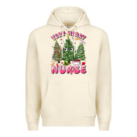Sandshell very merry nurse Premium Hoodie - MaliasSmallBusiness