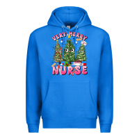 True Royal very merry nurse Premium Hoodie - MaliasSmallBusiness