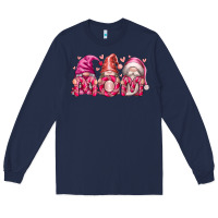 Navy Mom Gnomes Long Sleeve Tee - RacoonDesign