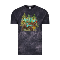 Cloud Black mama bear trees Vintage Tee - BarkalooDesign