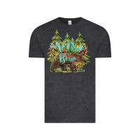 Vintage Black mama bear trees Vintage Tee - BarkalooDesign