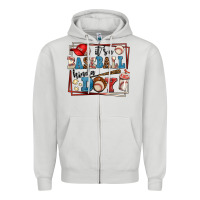 Its A Baseball Kinda Day Zipper Hoodie | Teevron