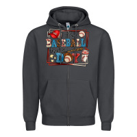 Smoke its a baseball kinda day Zipper Hoodie - AdoDesignShop
