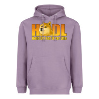 Lavender hodl hold on for dear life dogecoin Heavyweight Hoodie - Jasminsmagicworld