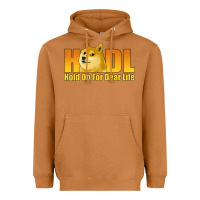 Meerkat hodl hold on for dear life dogecoin Heavyweight Hoodie - Jasminsmagicworld