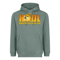 Sage hodl hold on for dear life dogecoin Heavyweight Hoodie - Jasminsmagicworld
