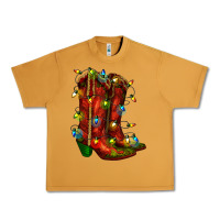 Peanut Butter christmas western boots with lights Urban Heavy Tee - RanaPortraitStore