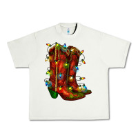 Pistachio christmas western boots with lights Urban Heavy Tee - RanaPortraitStore