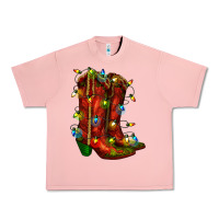 Salmon christmas western boots with lights Urban Heavy Tee - RanaPortraitStore