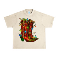 Sandshell christmas western boots with lights Urban Heavy Tee - RanaPortraitStore