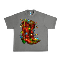 Tornado christmas western boots with lights Urban Heavy Tee - RanaPortraitStore