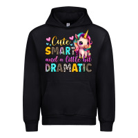 Black cute smart and a little bit dramatic Urban Hoodie - Artiststas