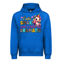 Cobalt cute smart and a little bit dramatic Urban Hoodie - Artiststas