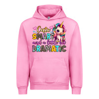 Fuchsia Pink cute smart and a little bit dramatic Urban Hoodie - Artiststas