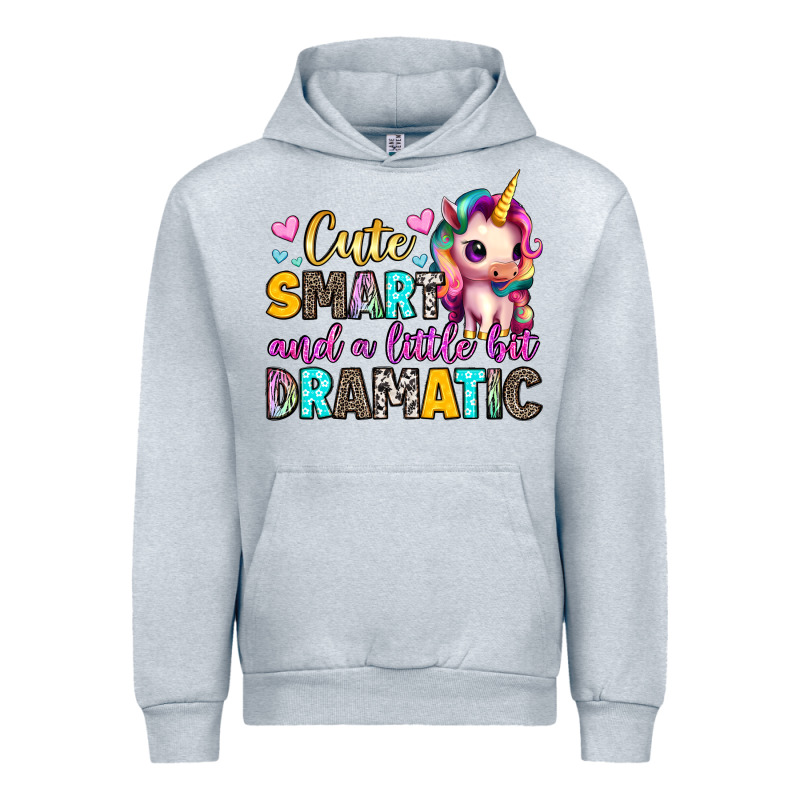Cute Smart And A Little Bit Dramatic Urban Hoodie by Artiststas | Teevron