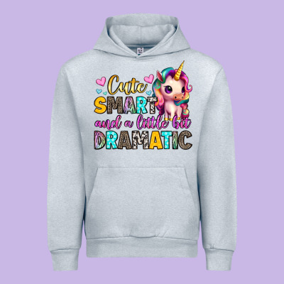 Cute Smart And A Little Bit Dramatic Urban Hoodie Designed By Artiststas